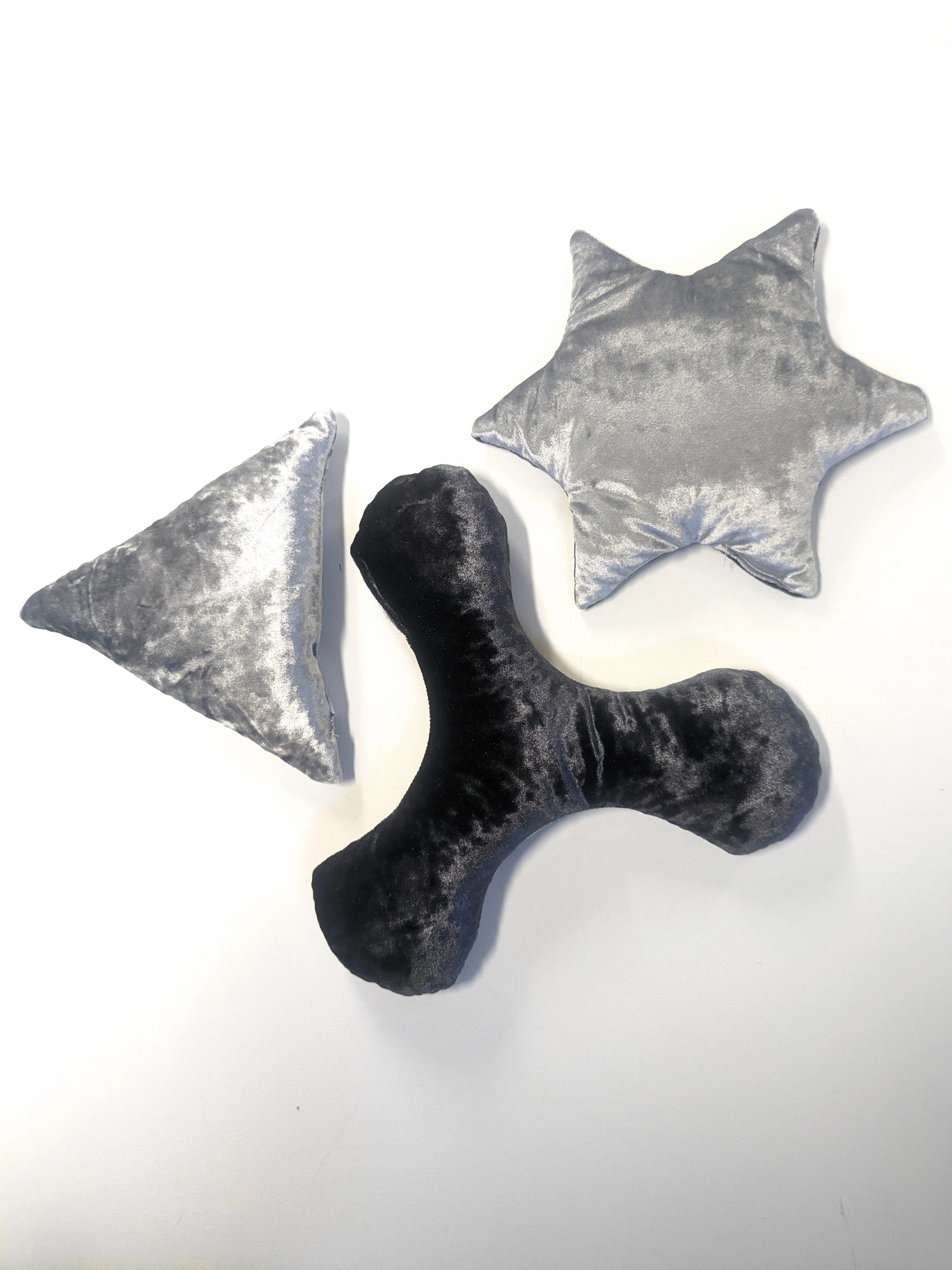 Therapeutic Grey Plush Fidget