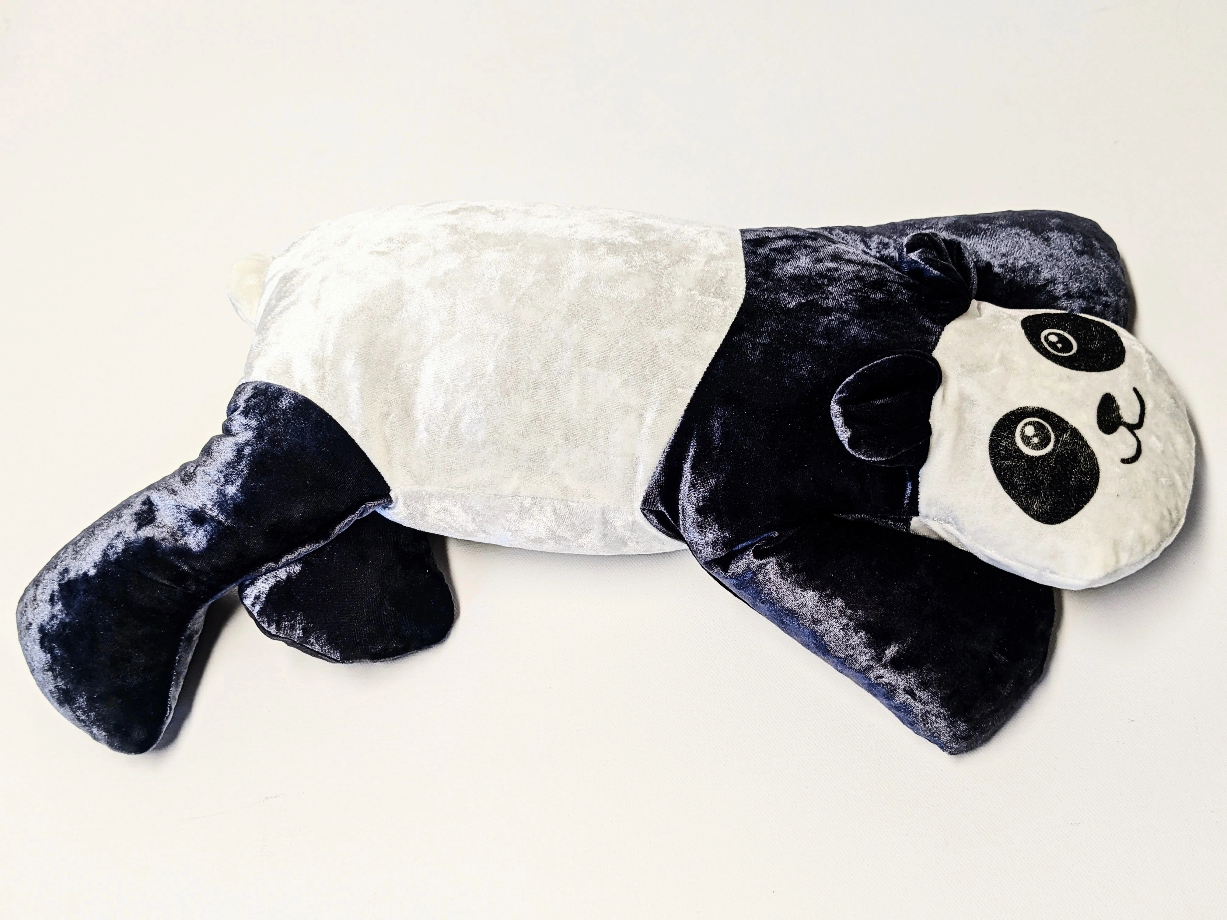 Therapeutic Grey Plush Panda