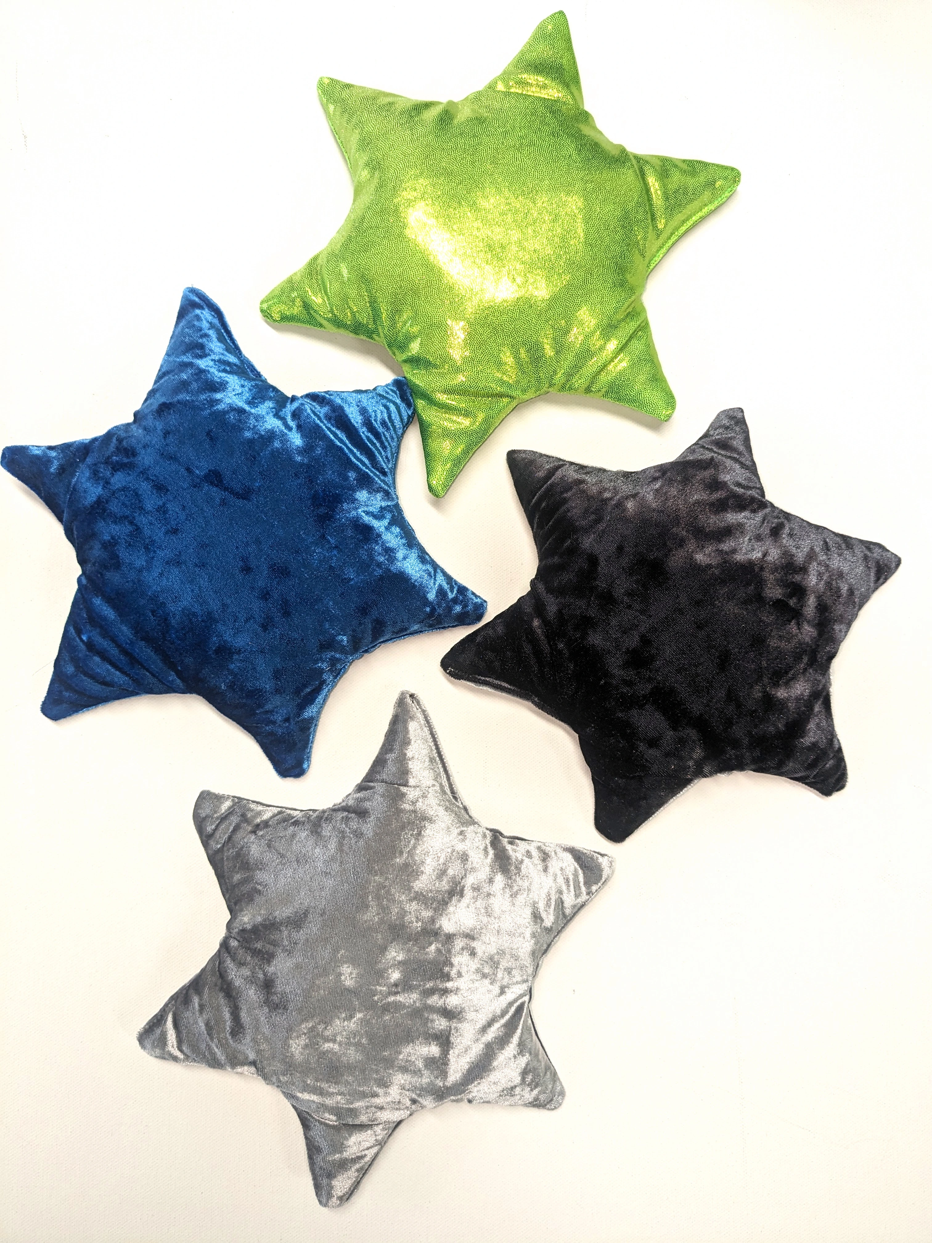 Therapeutic Grey Plush Stars